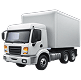 Logistics truck icon